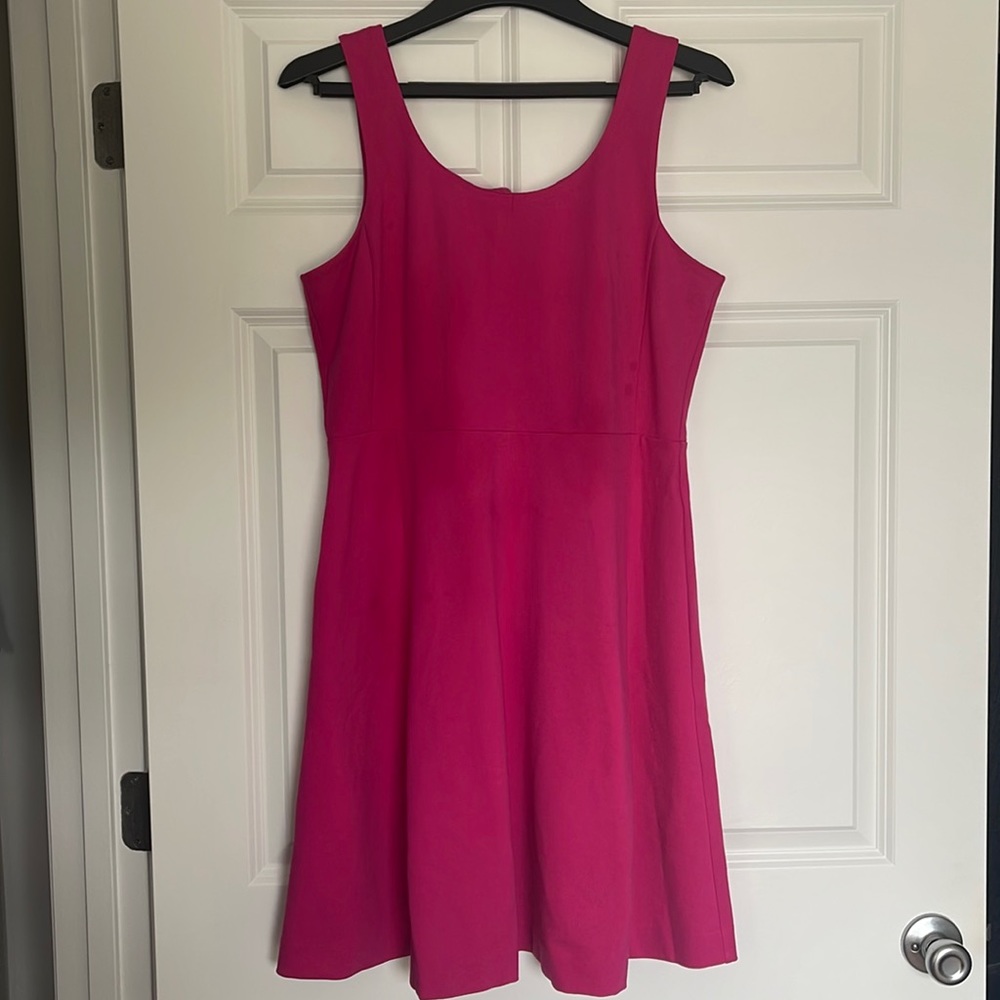 Pink sleeveless tank style J Crew dress